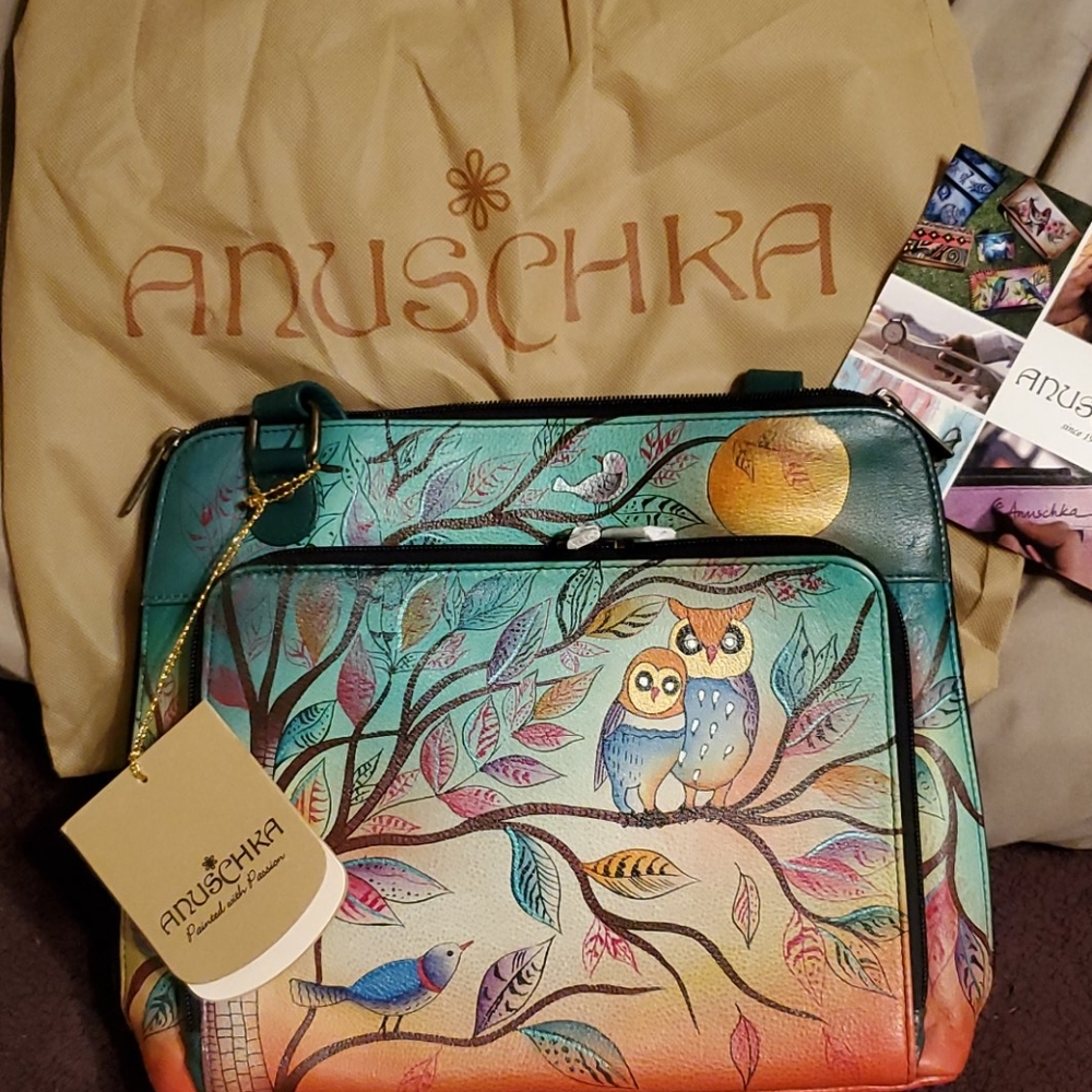 Anuschka hand painted purse